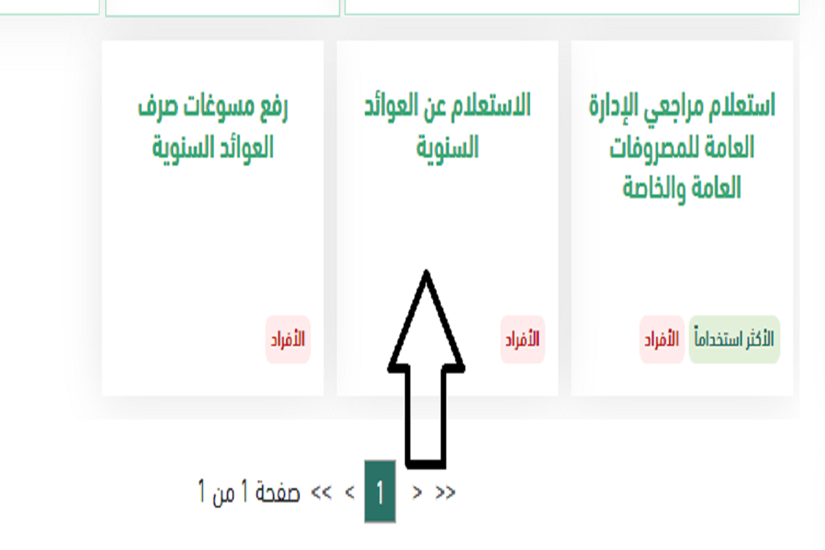 الاستعلام عن العوائد السنوية للمتوفى وزارة المالية