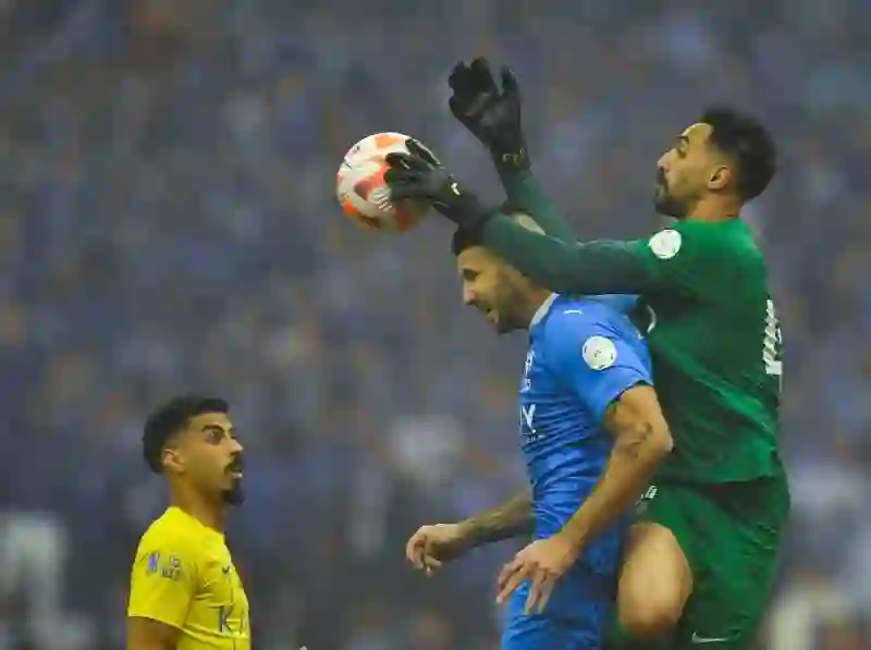 شاهد هدف الهلال الرابع الملغي أمام النصر