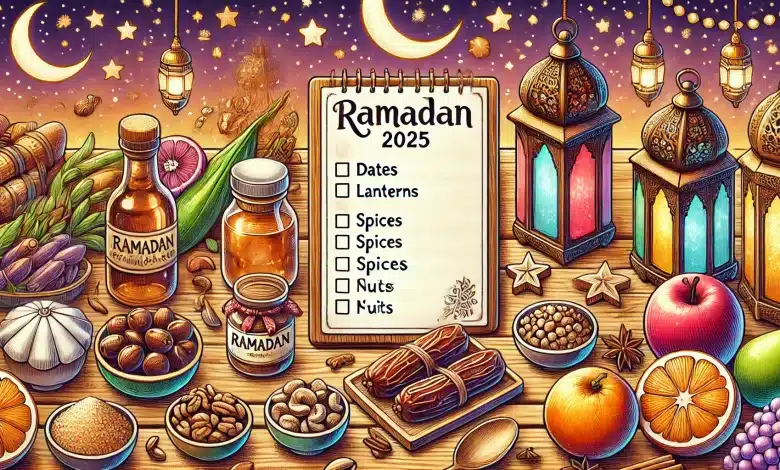 قائمة كاملة بأغراض ومقاضي رمضان 2025 - 1446 